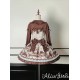 Alice Girl Bear Chocolate Salopette and JSK(1st Pre-Order/Full Payment Without Shipping)